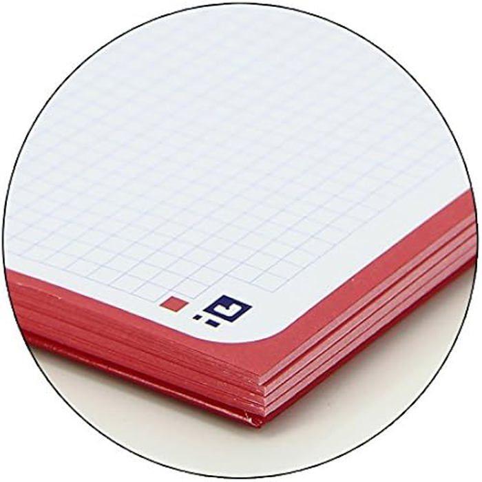 Bloc à spirales - OXFORD - Touch - Couverture Extra rigide - A4 - Quadrillé 5x5 - 80 feuilles