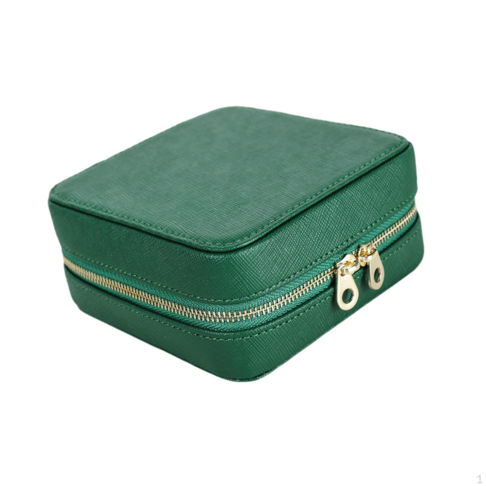 

Бархатная шкатулка для хранения украшений, небольшой органайзер, дорожный футляр для браслетов и колец