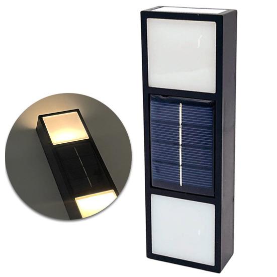 

Настенный светильник, интеллектуальное управление солнечной энергией, однотонный, водонепроницаемый, яркое освещение, украшение, водонепроницаемый, современный декор, настенный светильник Warm light