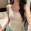 Suspender design sense niche outer wear lace lace vest women's new inner base sweet and spicy pure desire top