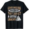 Sailors Never Grow Old Little Dinghy Funny Sailing Cotton Men T Shirt