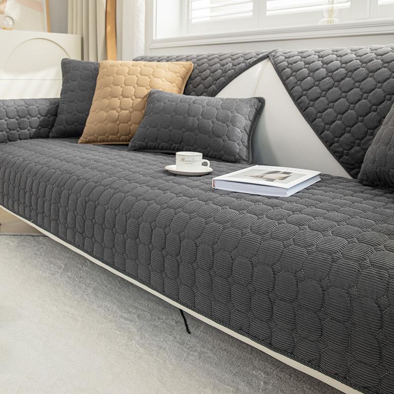 

Sofa Cushion Winter Non-Slip Thickened Plush Sofa Cover Autumn And Winter Universal Sofa Cover Seat Cushion Export 70*70cm