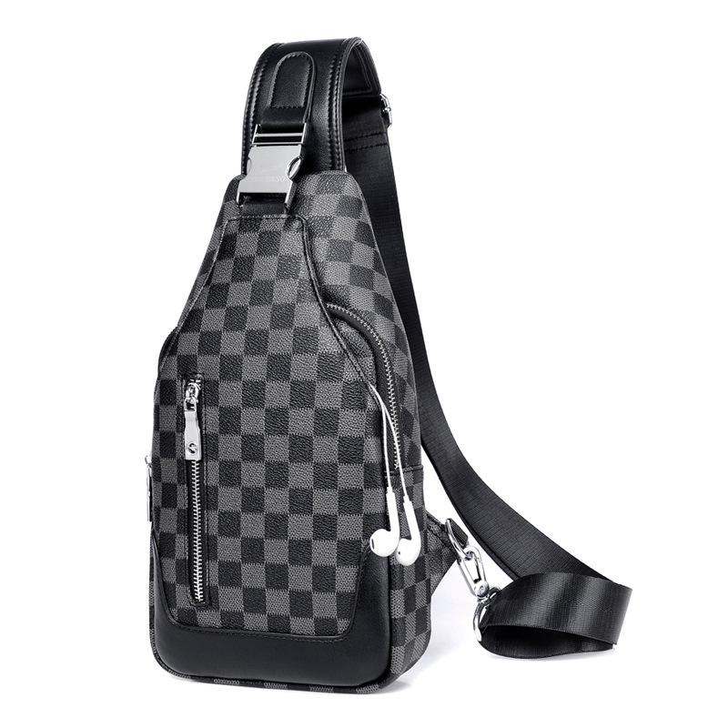 

Мужская сумка-мессенджер Dusen Crossbody Chest Bag 2024 - рюкзак-кенгуру на одно плечо