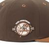 New Era 59FIFTY NY Yankees Cap Walnut ONSPOTZ Exclusive 7 1/2 Side Patch 2-Tone Japan Import Authentic