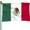 3x5 FT Mexiko Nationalflagge Polyester Mexikanische Flagge Lebendige Farbe Mexiko Flagge Mexicana Länderflaggen für Festival Außen Dekoration