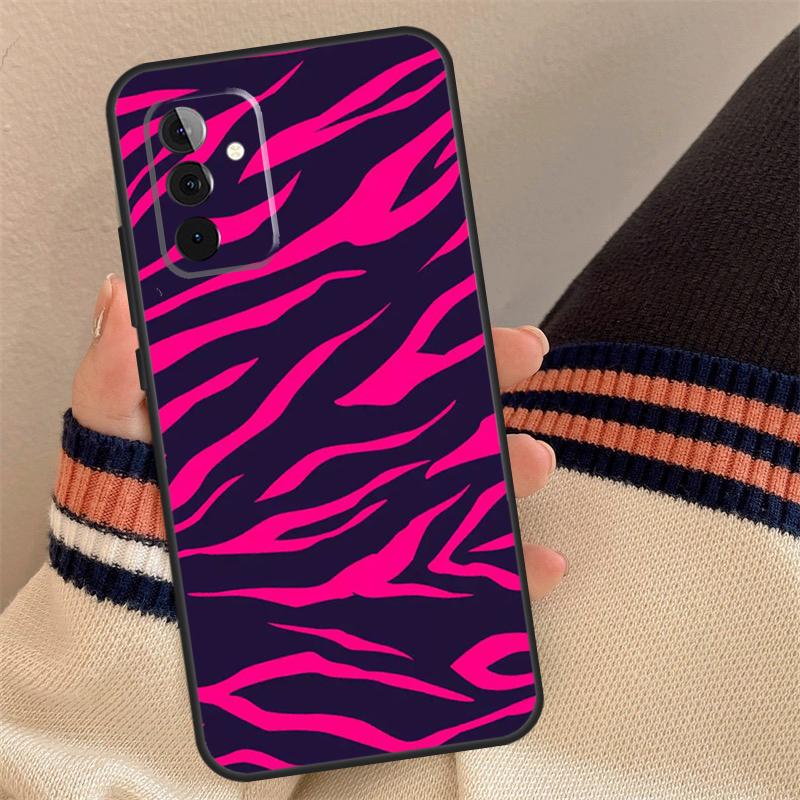 Custodia con Stampa Zebrata Per Samsung Galaxy A56 A36 A16 A13 A23 A33 A53 A52 A32 A12 A54 A34 A14 A15 A35 A55 A17