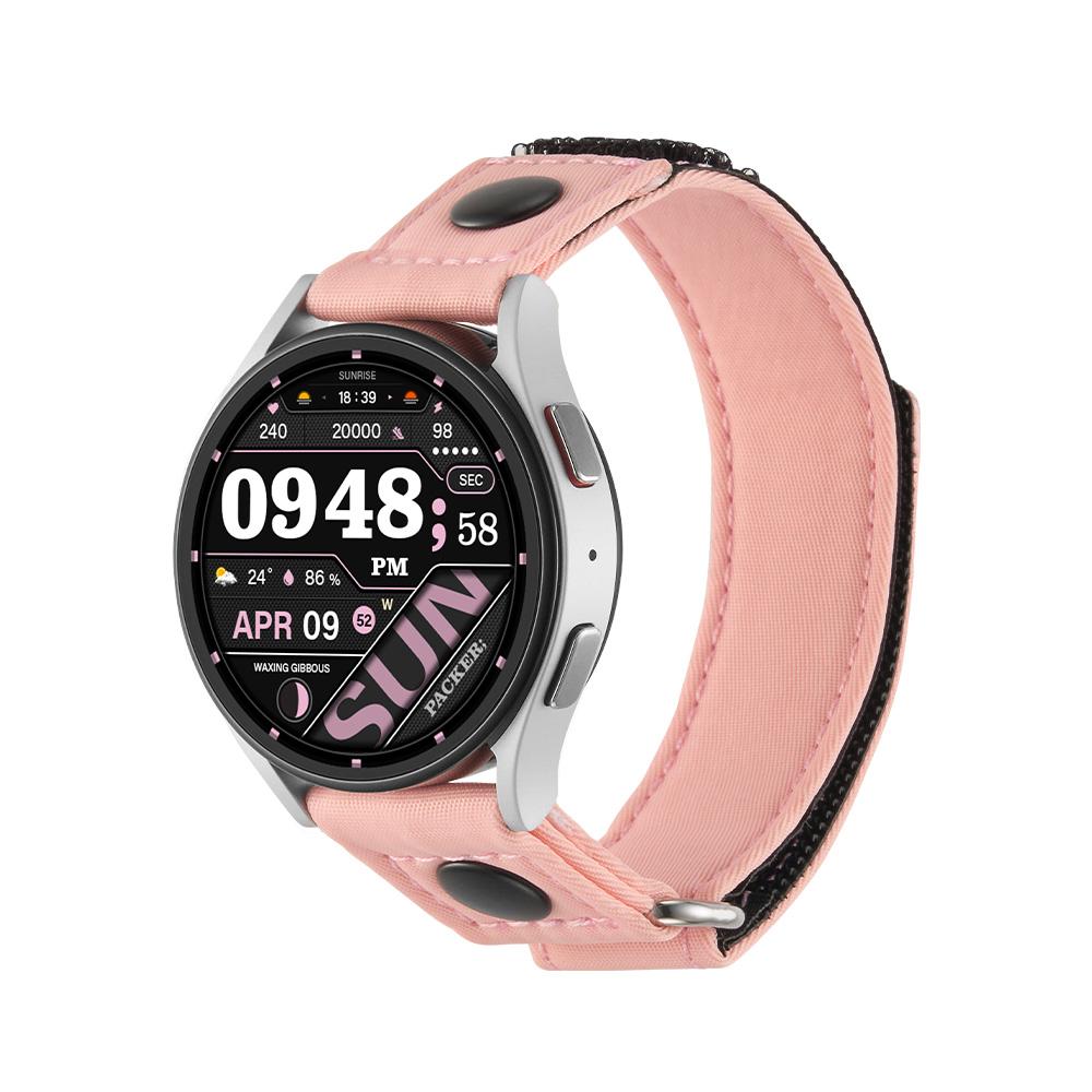 Taimpeullig Packer Apple Watch Strap 6 Se2 Ultra 6 Galaxy Watch 6 Compatible Band - Pink