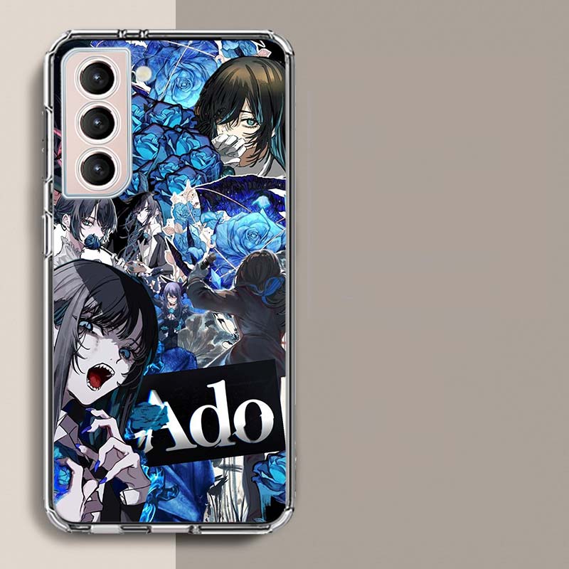 Ado Album Kyogen Phone Case For Samsung Galaxy S25 Edge S24 S23 FE S21 S20 S10 Plus S22 S26 Ultra Cover Clear Cases TPU Capa She