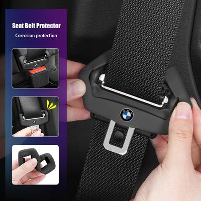 2/5pcs Car Seat Belt Buckle Anti-scratch Protector Cover For 5 Series G60 2024 2025 X1 X2 U11 U10 2023 2024