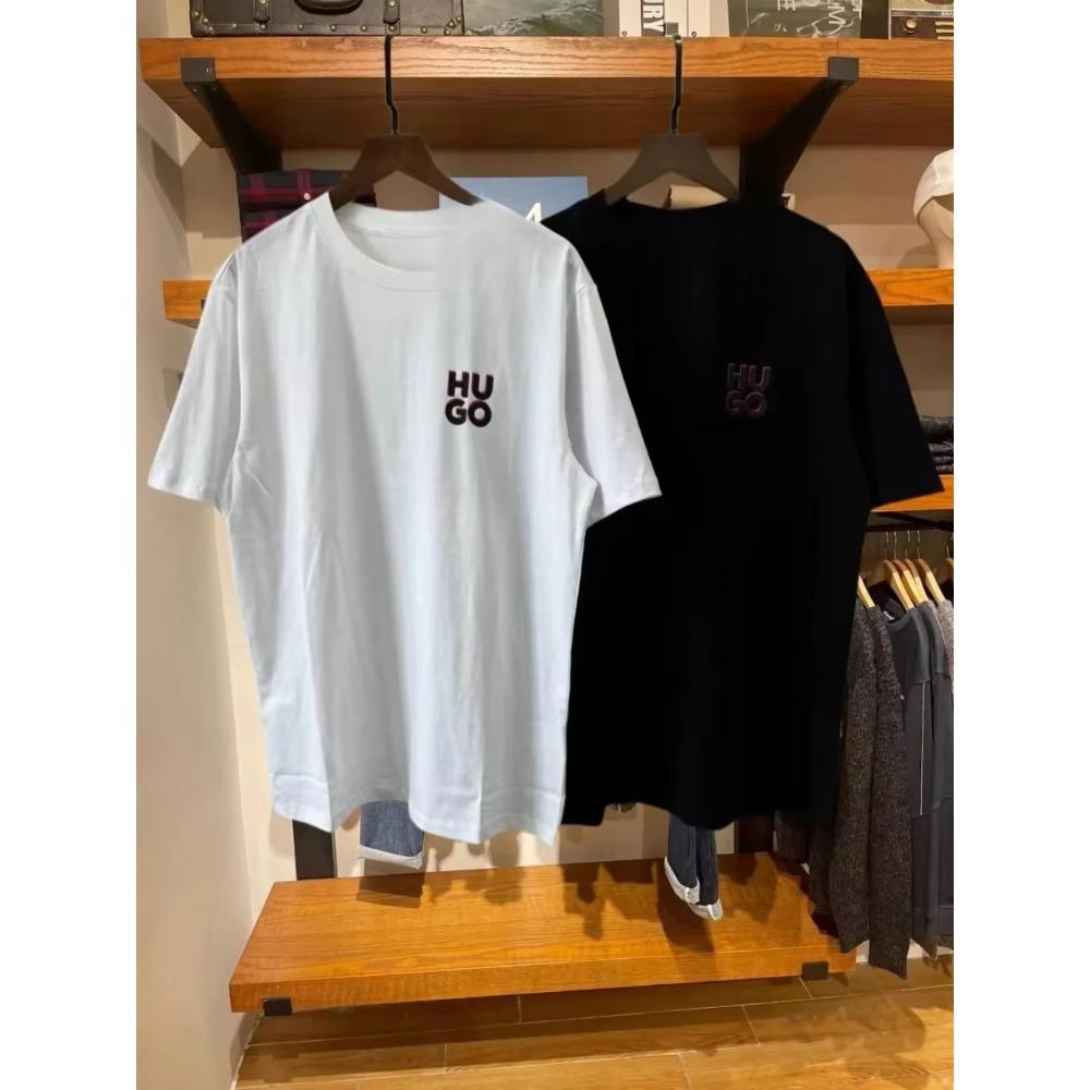 2024 New Men Women T Shirts Designer Tees Hugo Print Short Sleeve Loose Oversized Top Round Neck Men Women Cotton T-Shirts