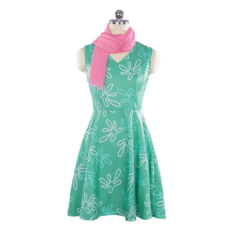 Joy Happy Emotion Cosplay Costume Dress Halloween Stage Performance Outfit