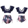 2024 Women's Split Swimsuit with Parent-Child Design - European and American Style Bikini