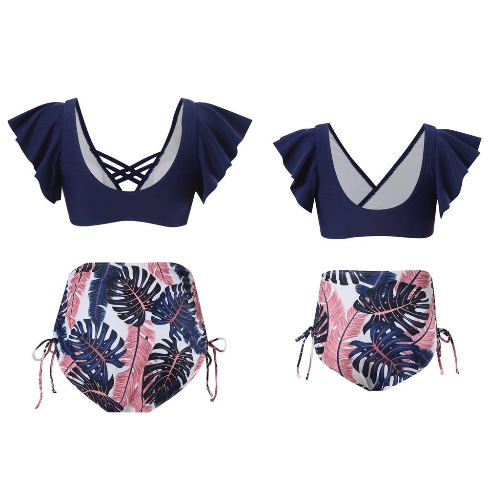 2024 Women's Split Swimsuit with Parent-Child Design - European and American Style Bikini