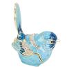 Bird Trinket Box Hinged with  S Metal Enamel Jewelry Box Necklace   Ear S Storage Birds Figurines Home Decor