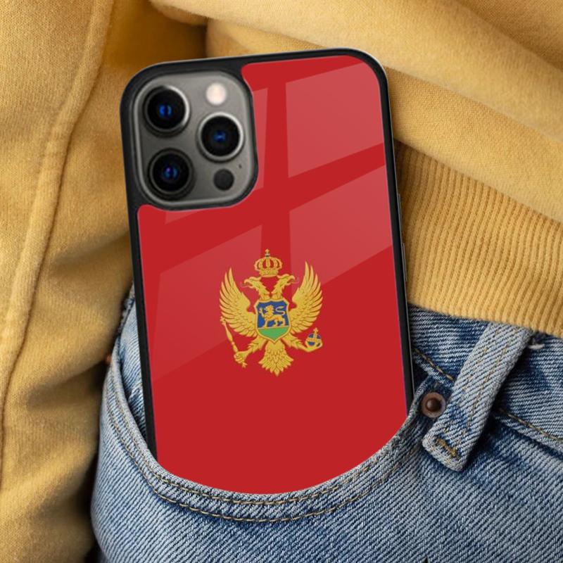 Montenegro Flag Soft Phone Case for iPhone 17 Air 16e Pro max 15 Pro 13 14 Plus 11 12 MagSafe Magnetic Coque