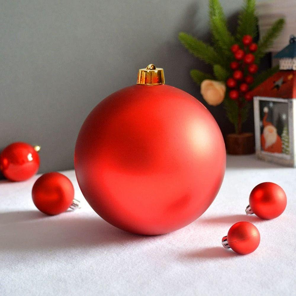 15CM Christmas Ball Ball Shape Matte Ball Festive Ornament Christmas Decoration  Bar Ceiling