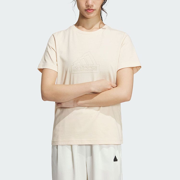 adidas T Shirt Women's Sandy Brown IM8839