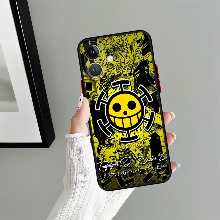 Anime O-One Pieces Back Phone Cover Case for iPhone 15 Plus 13 Mini 12 16e 17 Air XS 14 11 16 Pro Max 7 8