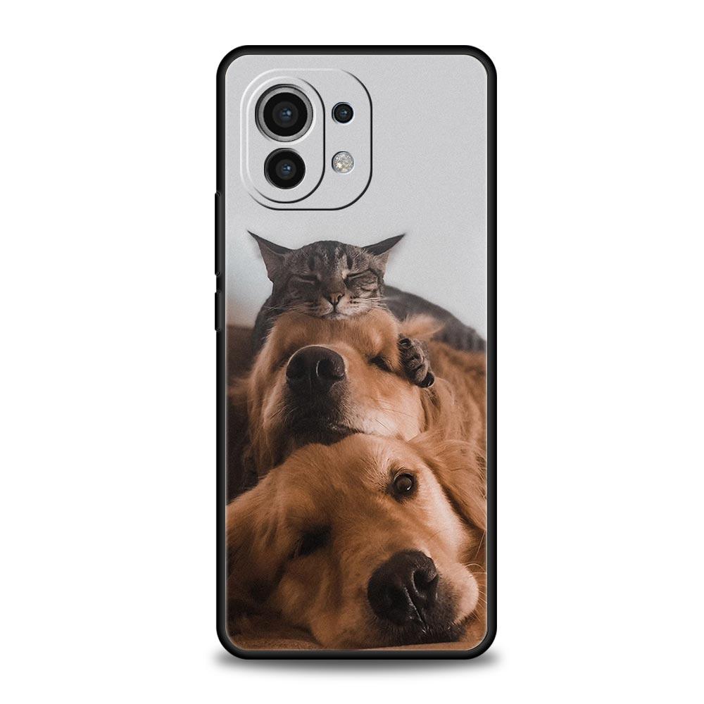 Labrador Golden Retriever Dog Case For Xiaomi Mi 15 14 13 12 11 Lite 13T 12T Pro Poco X6 X5 X4 Pro 5G X3 NFC F6 F5 F4 M5 Cover