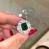 Huitan Noble Party Chic Stud Earrings for Women Graceful Lady Luxury Accessories with Brilliant Zirconia Delicate Zircon Gift