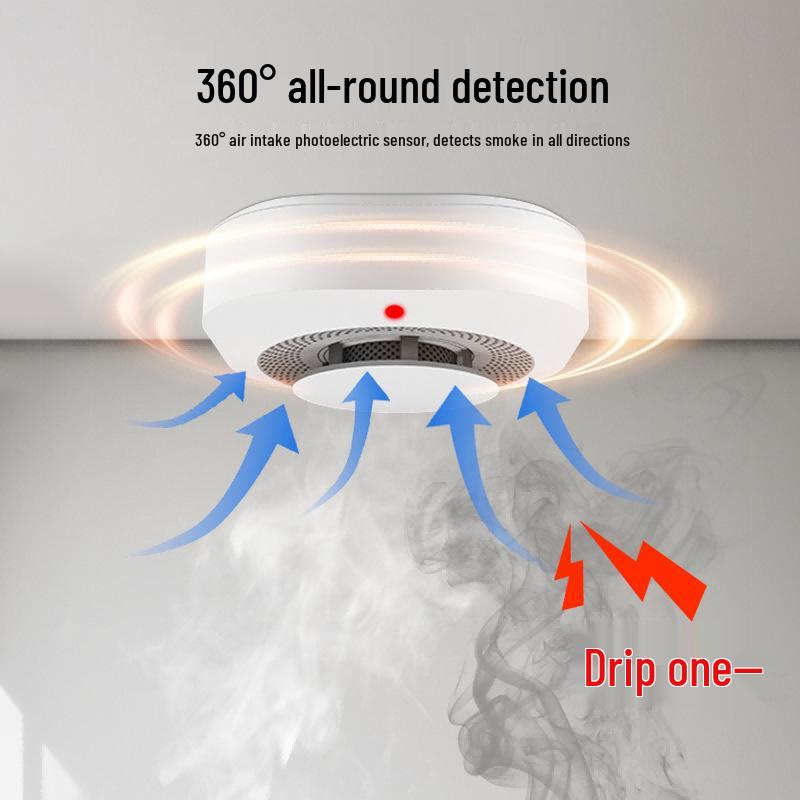 3C WiFi Smart Smoke Detector Alarm with Tuya App Control