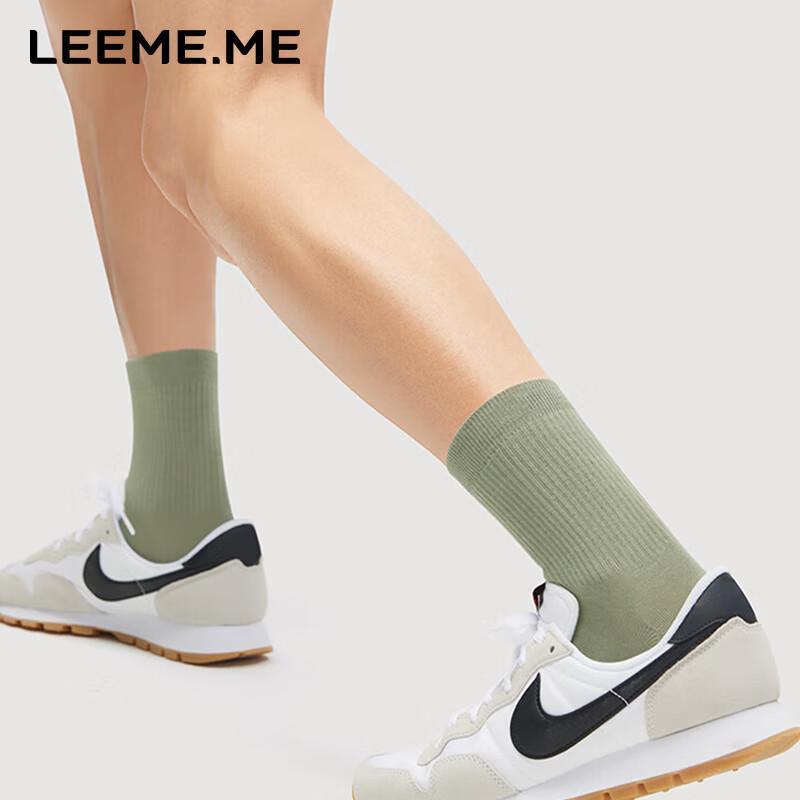 Men's Socks, Spring And Summer Anti-Odor Mid-Calf Socks for Men, Sweat-Absorbing Breathable Sports Socks, 4 Colors