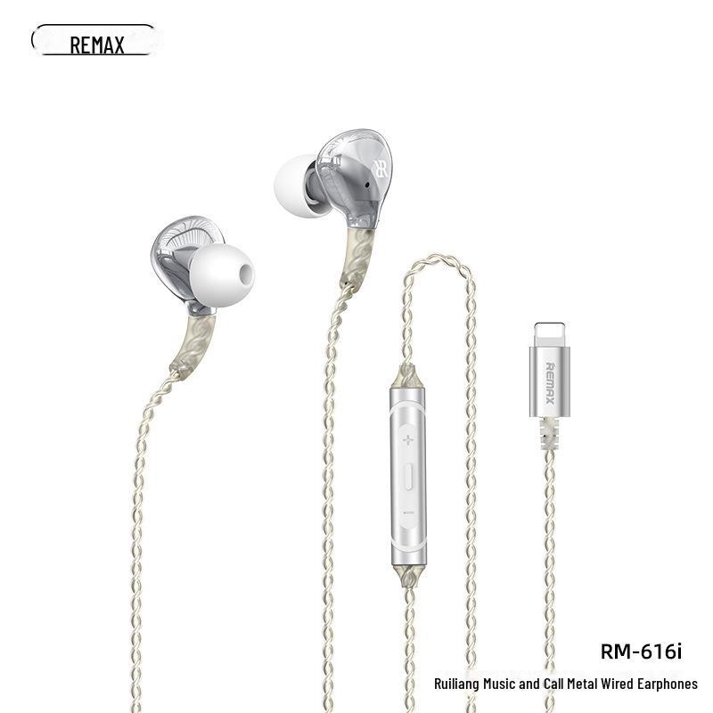 REMAX Metal Wired In-Ear Earphones for Mobile Phones & Computers