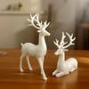 Creative Reindeer Sculpture Sitting/Standing Position Elk Figurine  Living Room