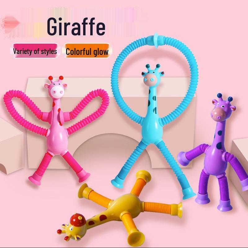 

Giraffe Telescopic Toy: Versatile Suction Cup Decompression Aid