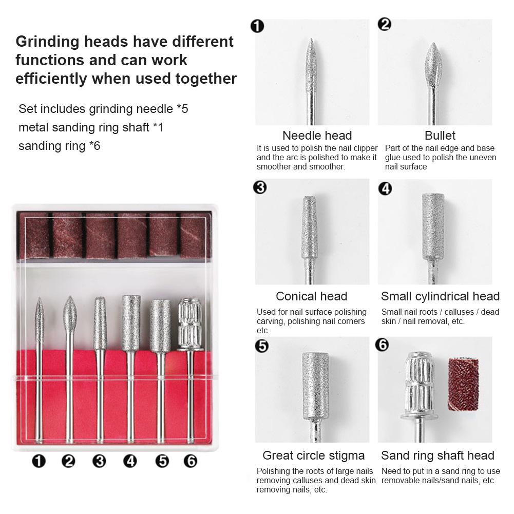 Echipament electric pentru unghii, mașină de îndepărtare a unghiilor reîncărcabilă, biți înlocuibil, instrument de manichiură pentru pile de unghii LCD, potrivit pentru acasă