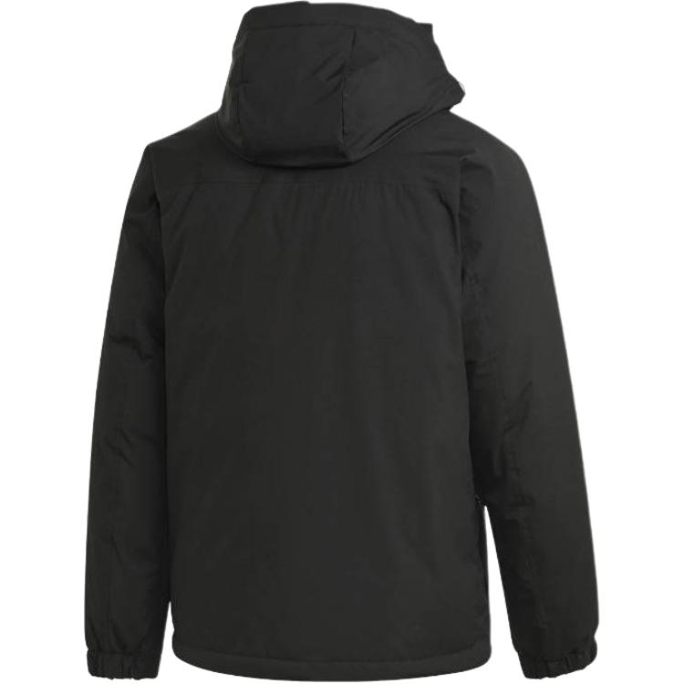 Adidas Solid Color Hooded Casual Down Jacket Men Jackets Black EH4004