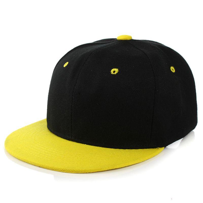 Classic Hip Hop Flat Brim Baseball Cap With Stylish Stitching Adjustable Snapback
