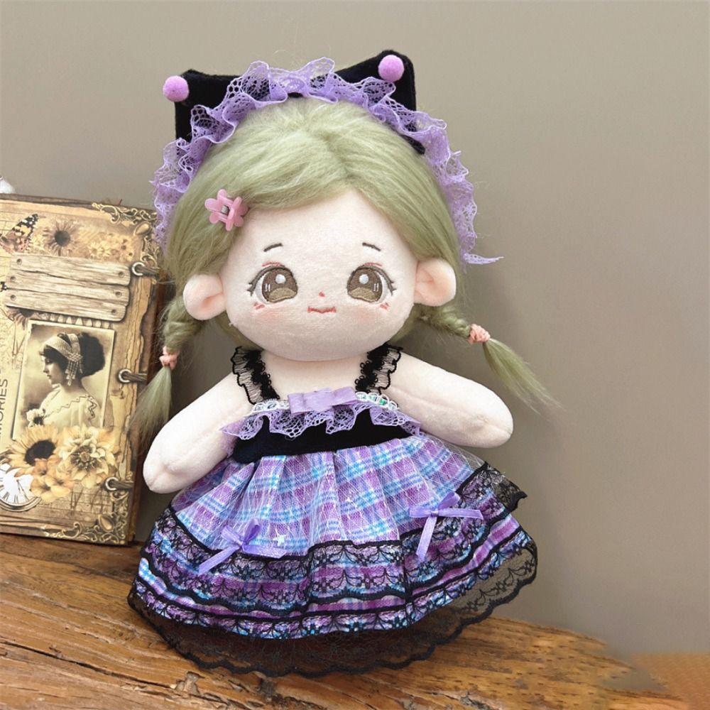 

Аксессуары для кукол Кукольное платье Костюм Разноцветный Кукольная шапочка Платье Хлопковая Мягкая кукла 2