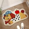 Cartoon Puppy Non-Slip Quick-Dry Water-Absorbent Bathroom Floor Mat