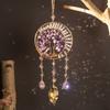 Factory Price Charm Natural Crystal Wind Chime Healing Wind Chime Hanging Ornament Car Decoration Easter Day Gift Sun Catchers