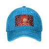 Yayoi Kusama Abstract Painting Denim Cap Casual Baseball Caps Adjustable Hat Summer Unisex Baseball Hats