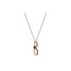 Pendentif Infini Collier Plaqué Or Collier Femme Or Rose 5533722