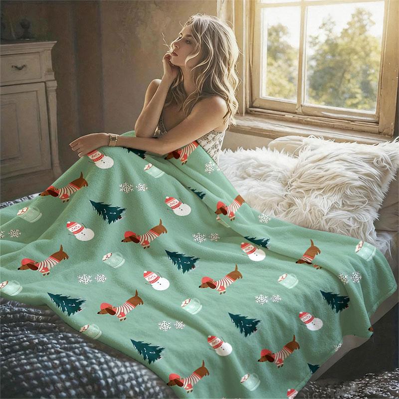 Wildtier Flanell Decke Warm Weich Halloween Weihnachten Dekorative Sofa Warm Gemütlich Ganzjahres Geschenk