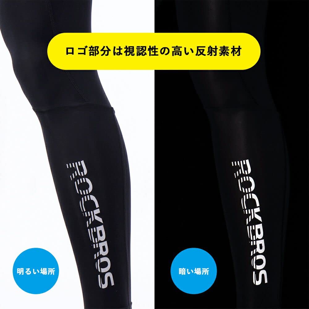 ROCKBROS Summer Leg Cooling Leg UV Sun Plus Suitable for and Outdoor Size M Men's Covers, Sleeves, Protection, Long, Thin, Protection, Non-Slip,