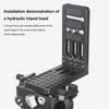 L Shaped Camera Cheese Plate with 1 4  and 3 8  Threaded Holes Extension Switching Mounting Plate for DSLR Camera
