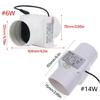 Energy Efficient 3 Inch Inline Duct Fan 12V Quiet Blower Exhaust Ventilation for Best  Air Circulations in Tight Space