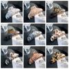 Hair Clip Fresh Acetate Hair Claw Solid Color Tortoiseshell Hair Claw Printing Shark Clip  Girls