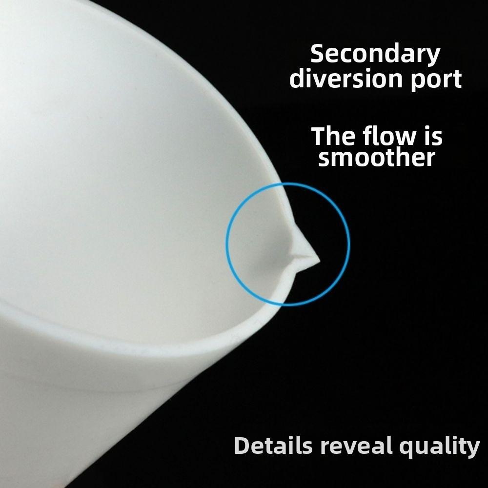 50,100ml Non Stick Teflon Beaker White 50,100Ml Ptfe Beaker Ptfe Cup Laboratory Testing