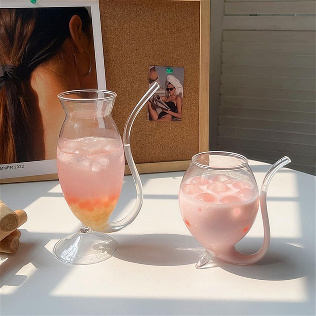 Creative Halloween Vampire Cup Cocktail Glass with Heat Resistant High Borosilicate Glass for Bar and Home Use