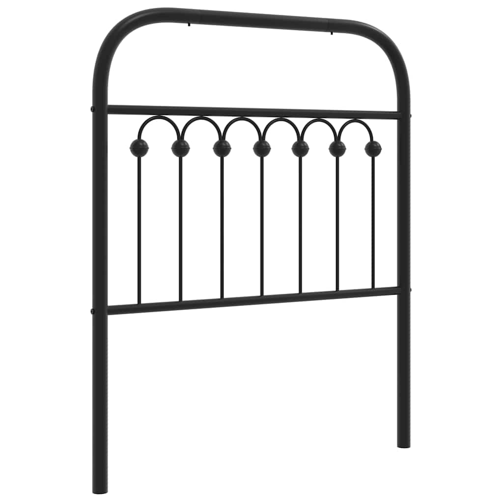 Ersatz-Kopfteil Metall Schwarz 75 cm