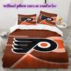 Hokejový logo vzor Povlečení Přikrývka Sada Povlak na přikrývku Povlak na polštář Domácí dekorace Dárek k narozeninám (1* povlak na přikrývku + 2* povlak na polštář, bez výplně)
