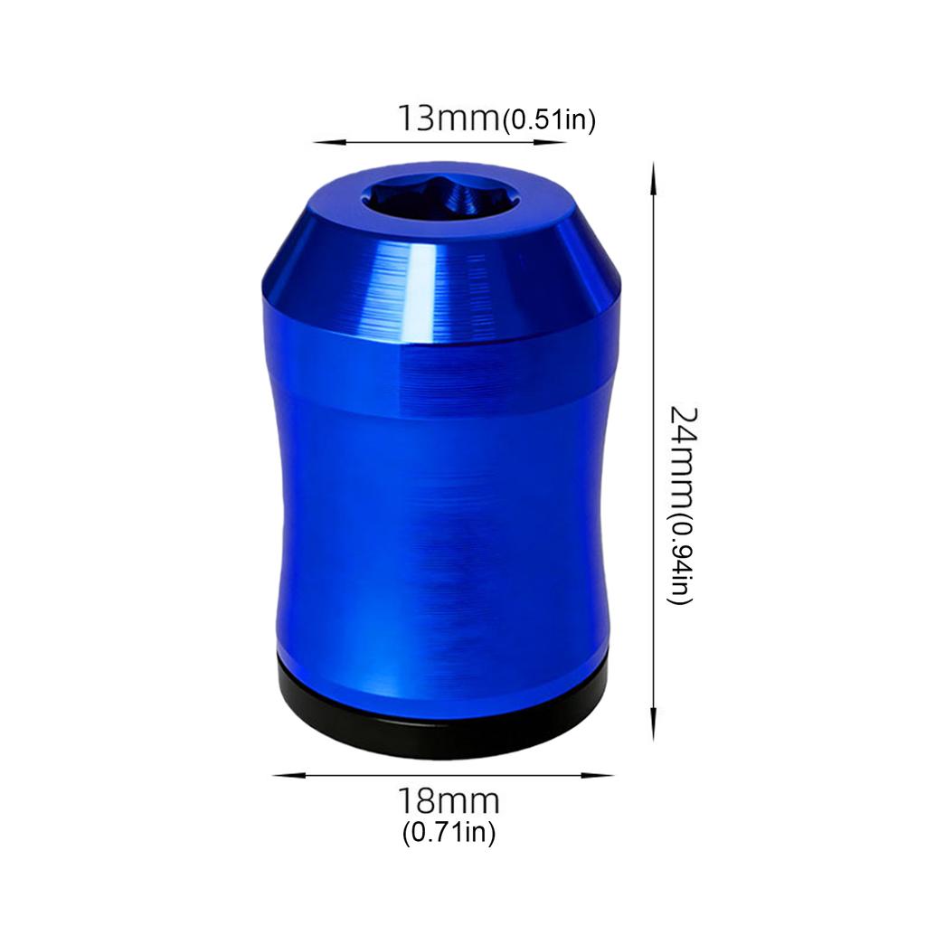 2/4pcs 3-in-1 Screwdriver Head Magnetic Strong 6.35mm Magnetic Screw Rings Universal Magnetic Screw Bit For Hex Screwdriver