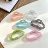 Koreanische durchsichtige Haarklammer für Damen, kleine und große Größen, mit Wolken-, Herz-, Quadrat-Designs, Hochwertiges Haaraccessoire & Schmuck