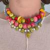 3D Fruit 3D Fruit Necklace Colorful Fruit Beaded Chain Necklace Handmade Necklace  Party Use