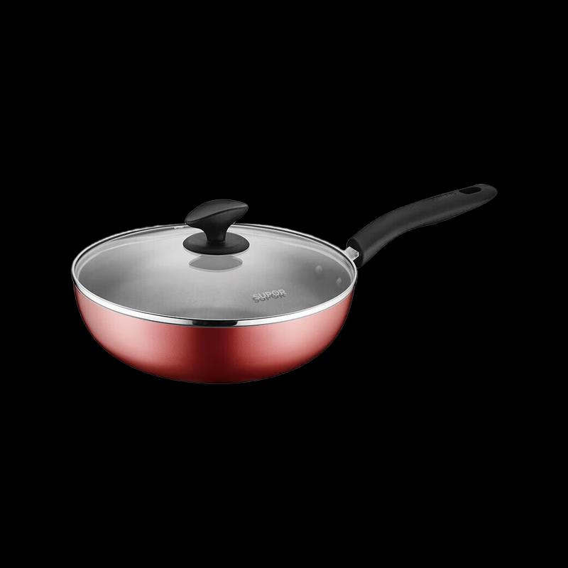 Supor 26cm Non-Stick Frying Pan with Lid